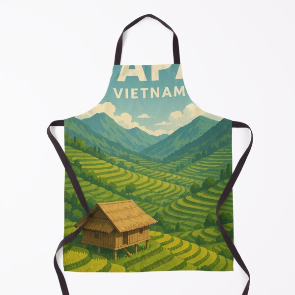 Item preview, Rice Terraces and Village Path in Sapa, Northern Vietnam designed and sold by Aryabek.