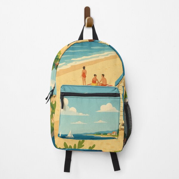 Item preview, Summer at Goring-by-Sea with Beach Huts, West Sussex designed and sold by Aryabek.