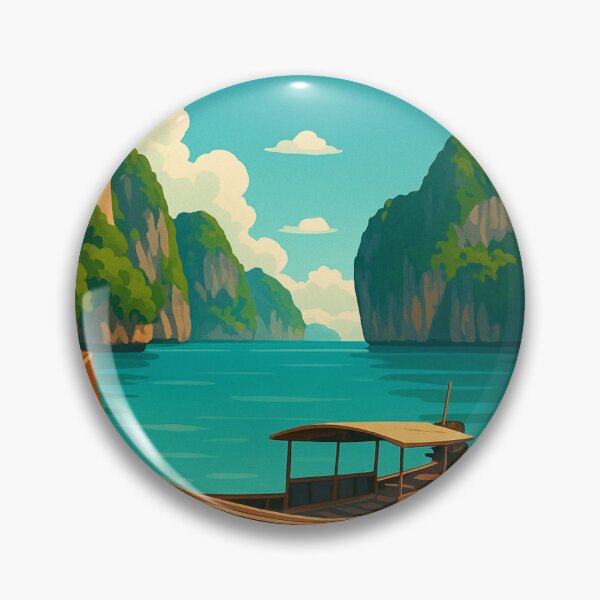 Item preview, Longtail Boat on Beach at Phi Phi Leh, Thailand designed and sold by Aryabek.