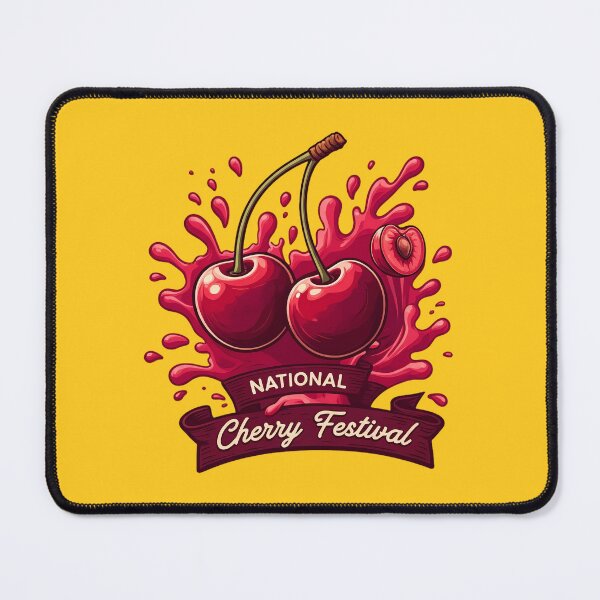 Item preview, Cherry Duo Splash – National Cherry Festival Art designed and sold by PrintBreeze.
