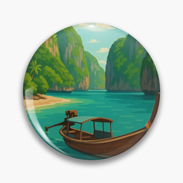 Item preview, Phi Phi Islands Lagoon with Limestone Cliffs, Krabi designed and sold by Aryabek.