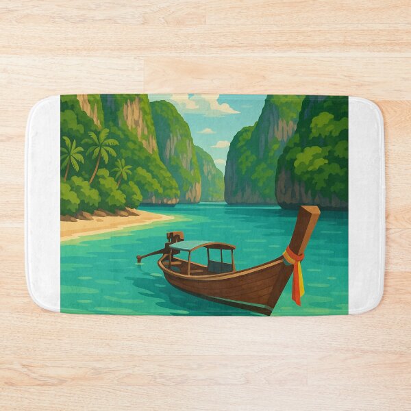 Item preview, Phi Phi Islands Lagoon with Limestone Cliffs, Krabi designed and sold by Aryabek.