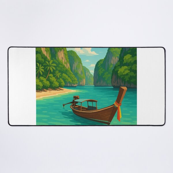 Item preview, Phi Phi Islands Lagoon with Limestone Cliffs, Krabi designed and sold by Aryabek.