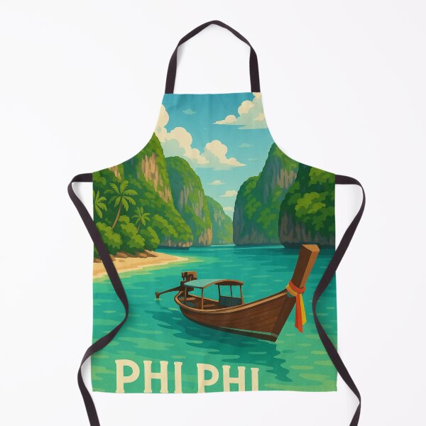 Item preview, Phi Phi Islands Lagoon with Limestone Cliffs, Krabi designed and sold by Aryabek.