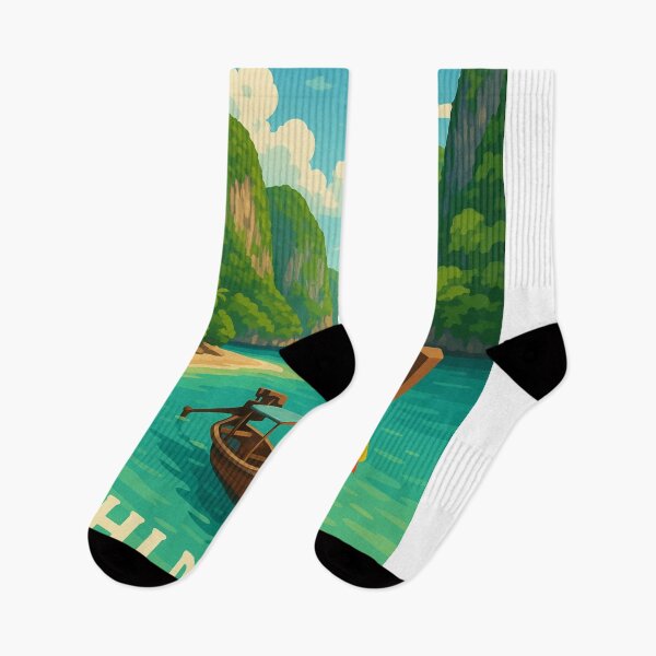 Item preview, Phi Phi Islands Lagoon with Limestone Cliffs, Krabi designed and sold by Aryabek.
