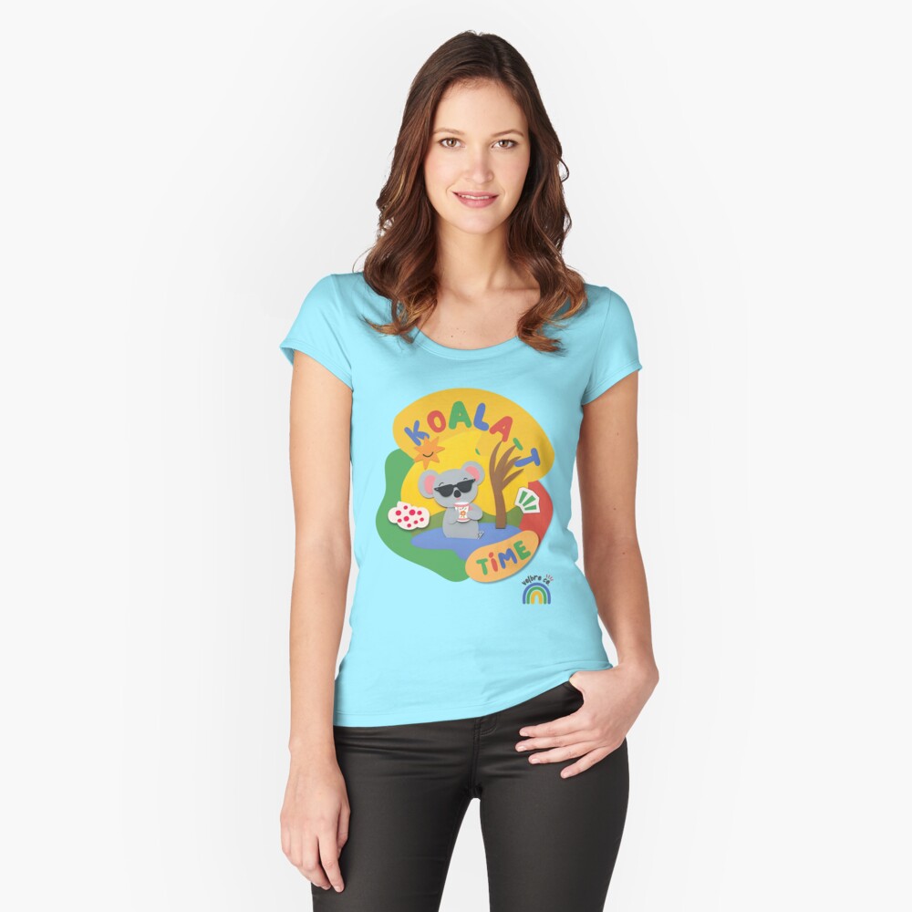 Item preview, Fitted Scoop T-Shirt designed and sold by Volbro-Co.