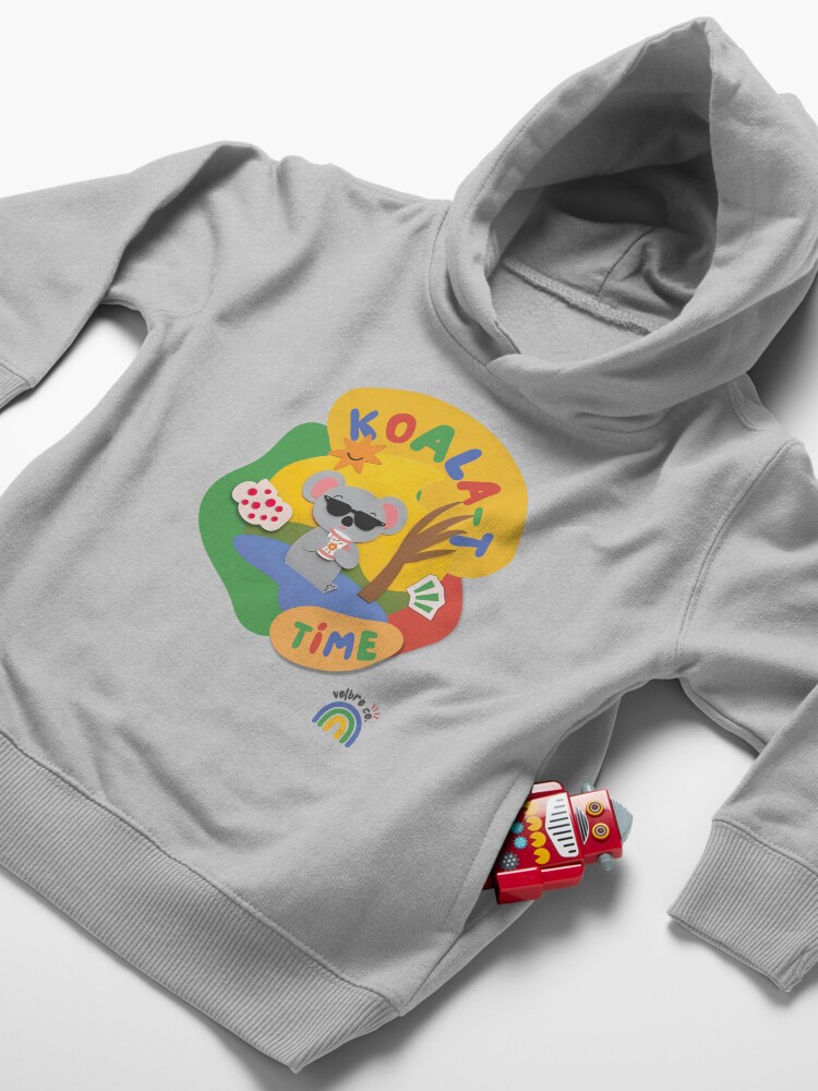 Thumbnail 4 of 5, Toddler Pullover Hoodie, Koala-T Time designed and sold by Volbro-Co.