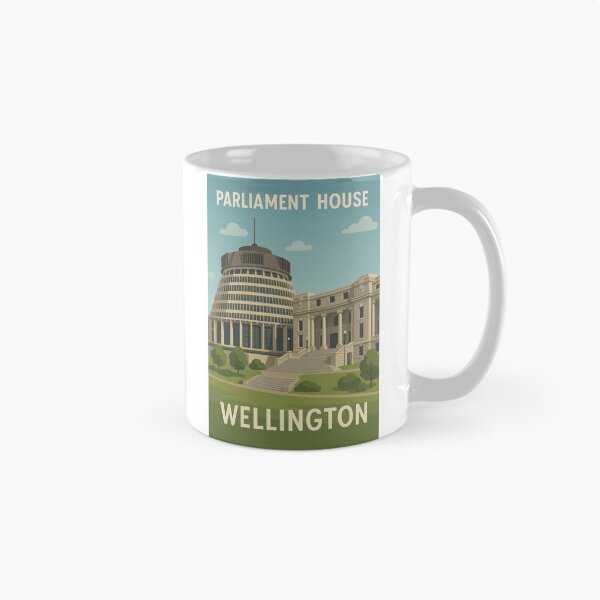 Item preview, The Beehive and Parliament Buildings in Wellington, New Zealand designed and sold by Aryabek.
