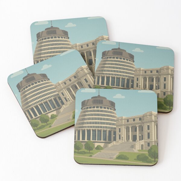 Item preview, The Beehive and Parliament Buildings in Wellington, New Zealand designed and sold by Aryabek.