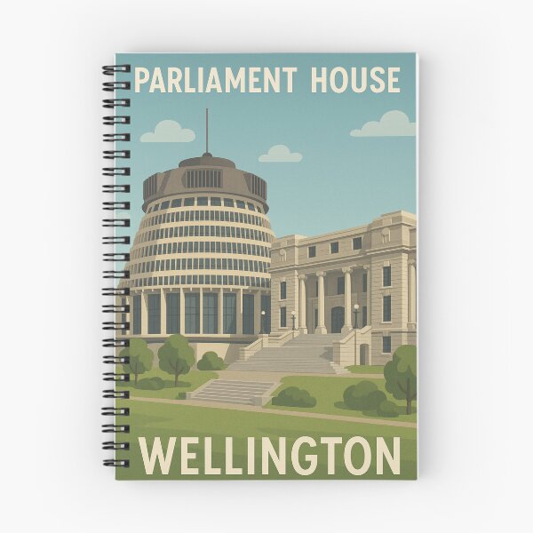 Item preview, The Beehive and Parliament Buildings in Wellington, New Zealand designed and sold by Aryabek.