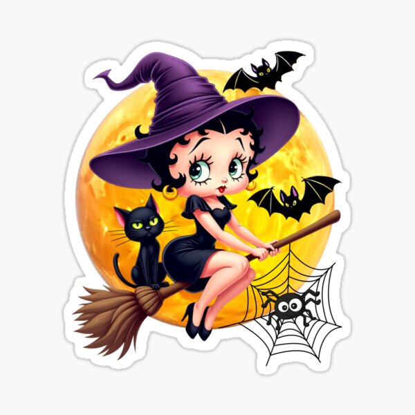 Item preview, Betty Boop Halloween T-Shirt designed and sold by Graphitti Squad.