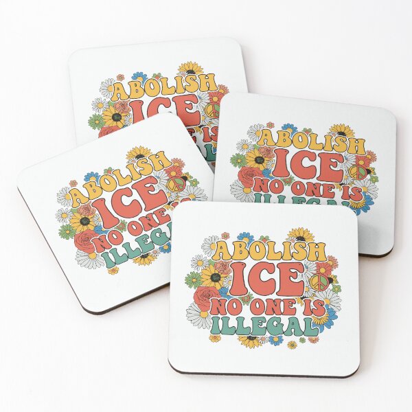 Item preview, Abolish ICE "No One Is Illegal" Immigration Rights Apparel designed and sold by Kubala.