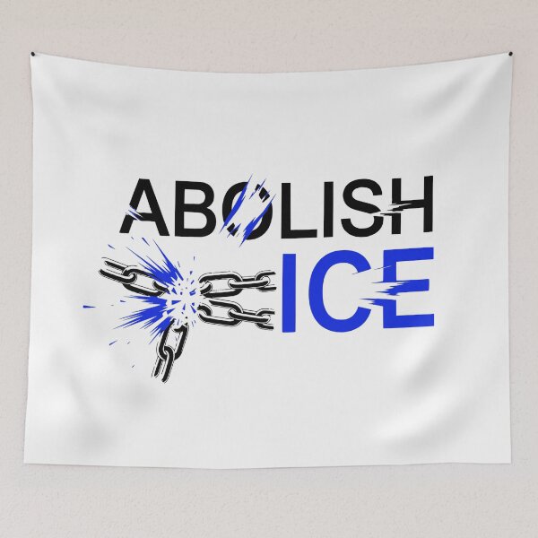 Item preview, Abolish ICE Broken Chains Immigration Justice Apparel designed and sold by Kubala.