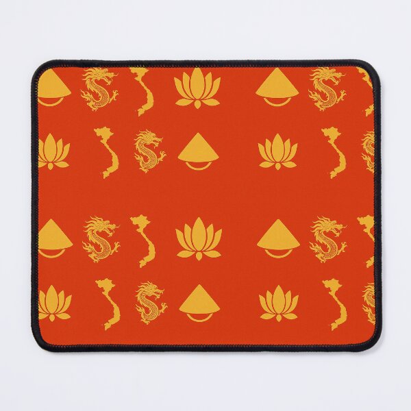 Item preview, Traditional Vietnamese symbols on Red designed and sold by CosmicGrant.