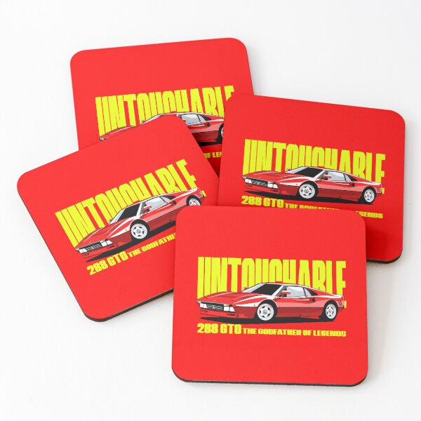 Item preview, Untoucable Legendary 288 GTO, 80s Turbo Charged Retro Super Car designed and sold by Rifart Shop.