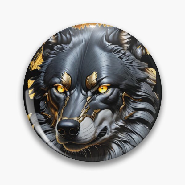 Item preview, Cyber Wolf Majesty – Futuristic Mechanical Alpha designed and sold by CutePetTees.