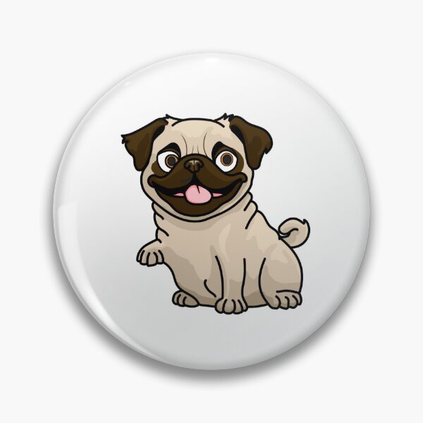 Item preview, Super Cute Pug Design designed and sold by Smiths Illustrations.