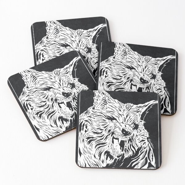 Item preview, WEREWOLF - The Howling (Black and White) designed and sold by FamousWeirdosRB.