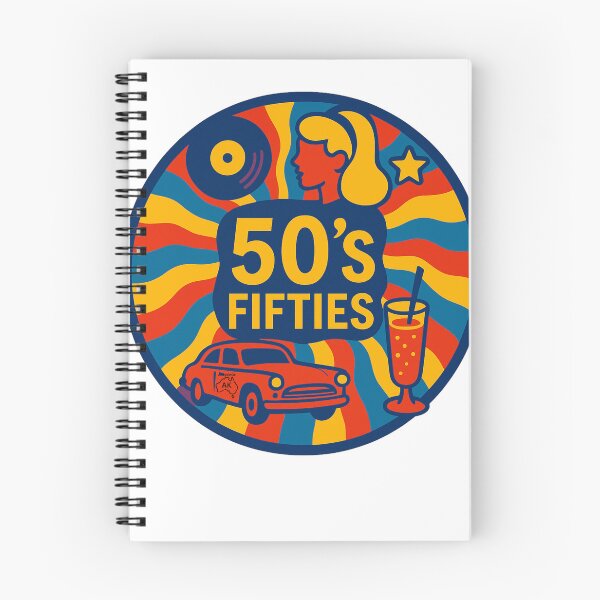 Item preview, Awesome circular 50's colourful motif designed and sold by Andykinoz.