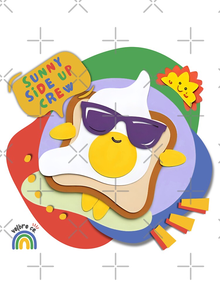 Thumbnail 2 of 2, Kids T-Shirt, Sunny Side Up Crew designed and sold by Volbro-Co.