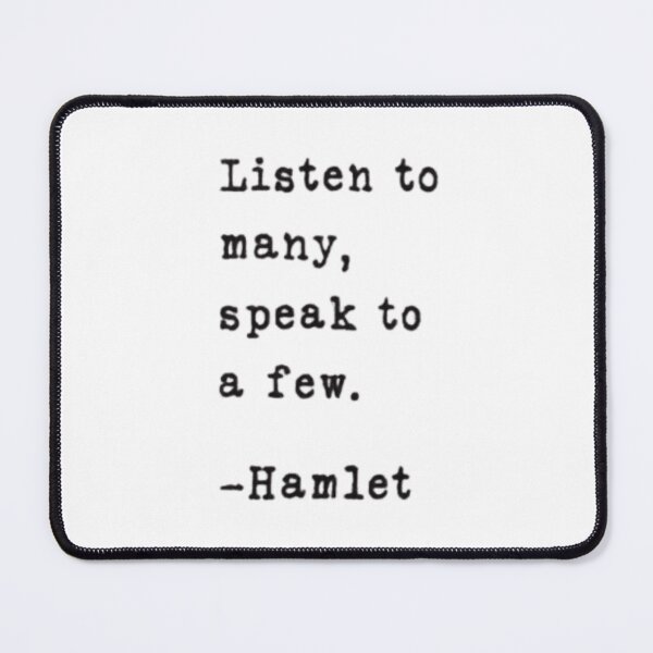 Item preview, Quote of  Hamlet designed and sold by di-Vera-Rosati.