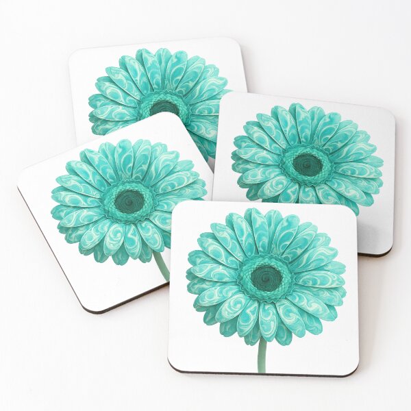 Item preview, Gerbera Flower with Marbled Petals  designed and sold by Pacika.