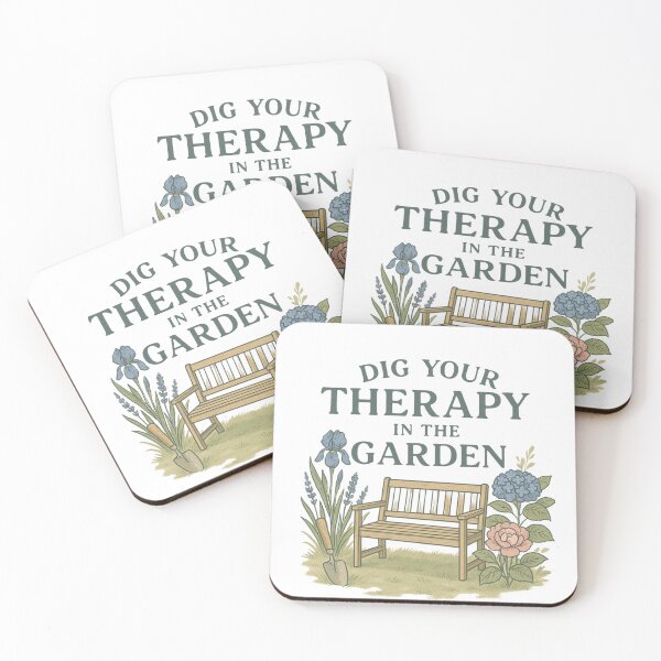 Item preview, Dig Your Therapy in the Garden | Funny Gardening Shirt  designed and sold by VeroChaos.