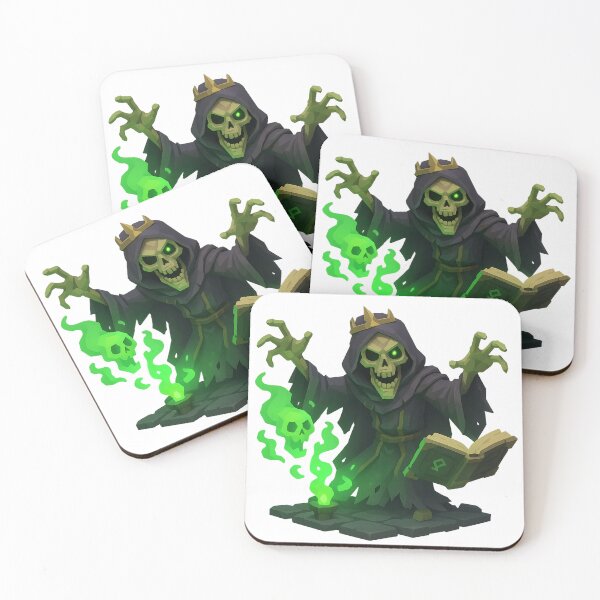 Item preview, Undead Lich with Glowing Spellbook designed and sold by QuirkWears.