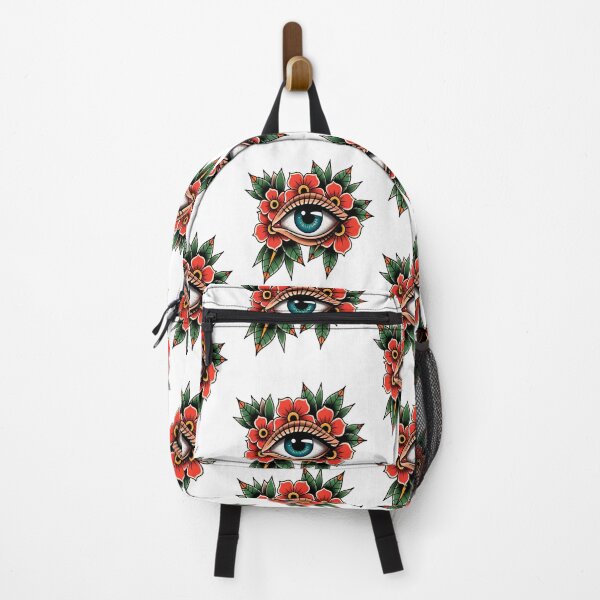 Item preview, Neotraditional Floral Eye – Modern Vintage Tattoo Illustration designed and sold by  Ojo de Lilith.