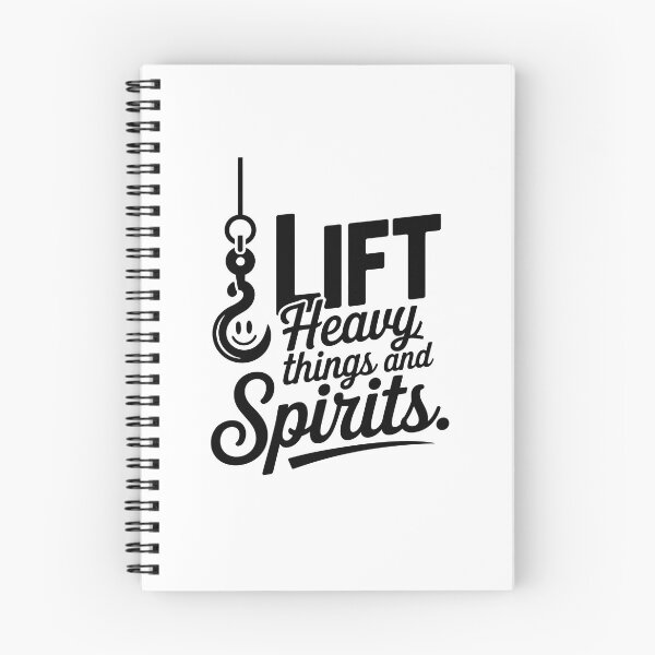 Item preview, Lift Heavy Things and Spirits - Crane Operator designed and sold by TeesYouWant.