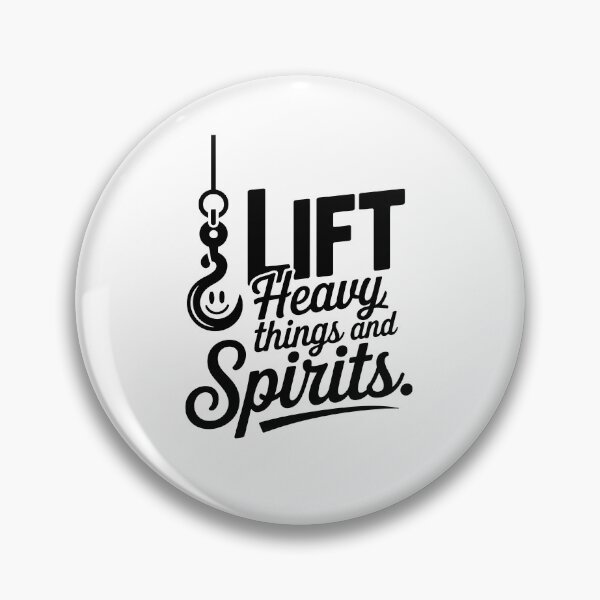 Item preview, Lift Heavy Things and Spirits - Crane Operator designed and sold by TeesYouWant.