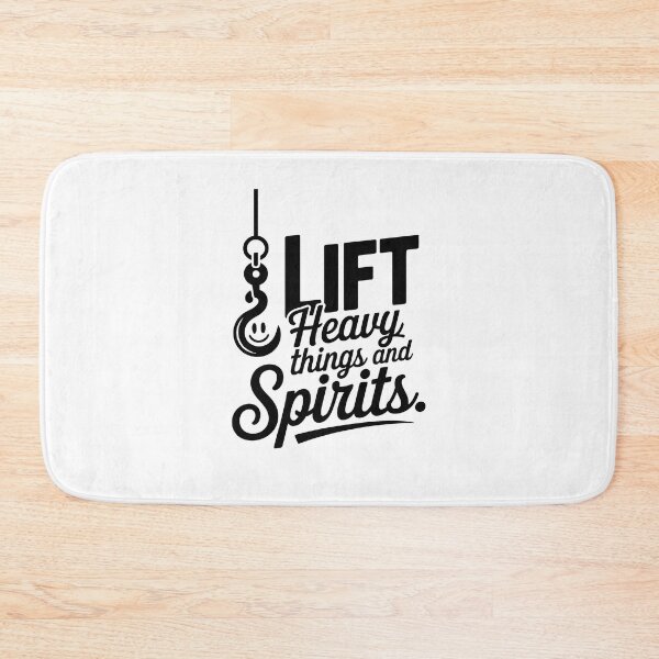 Item preview, Lift Heavy Things and Spirits - Crane Operator designed and sold by TeesYouWant.