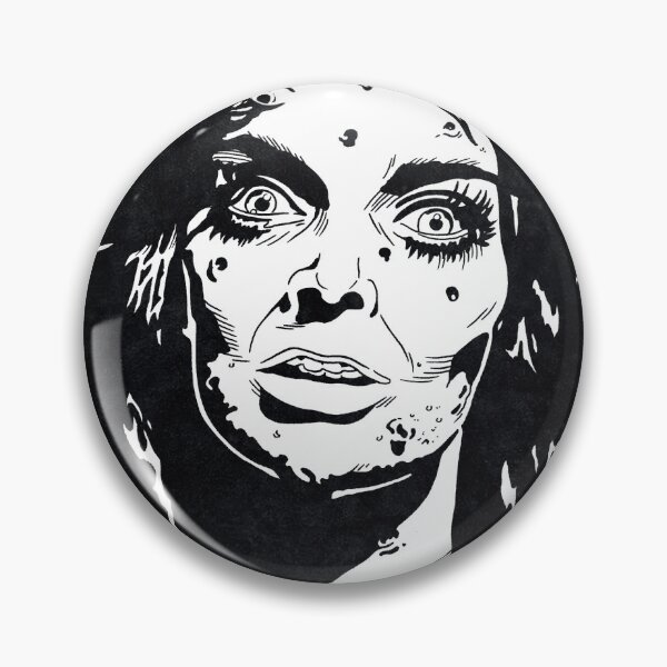 Item preview, ASA VAJDA - Black Sunday (Black and White) designed and sold by FamousWeirdosRB.