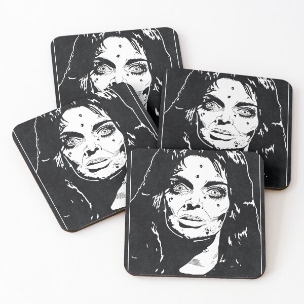 Item preview, ASA VAJDA - Black Sunday (Black and White) designed and sold by FamousWeirdosRB.