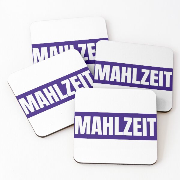 Item preview, MAHLZEIT – Iconic greeting in block design for lunch break & humor designed and sold by nkhookysun.