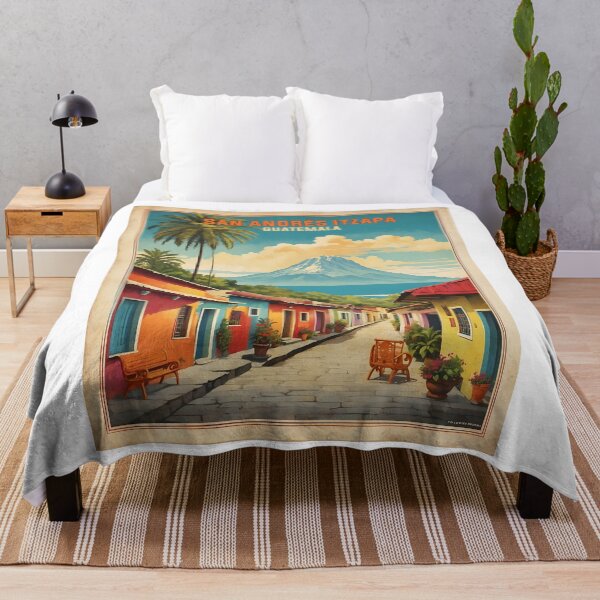Item preview, San Andres Itzapa Guatemala Vintage Poster Tourism designed and sold by TravelersGems.