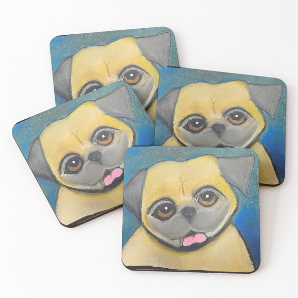 Item preview, Dynamic Potato the Pug designed and sold by ByToriKelley.