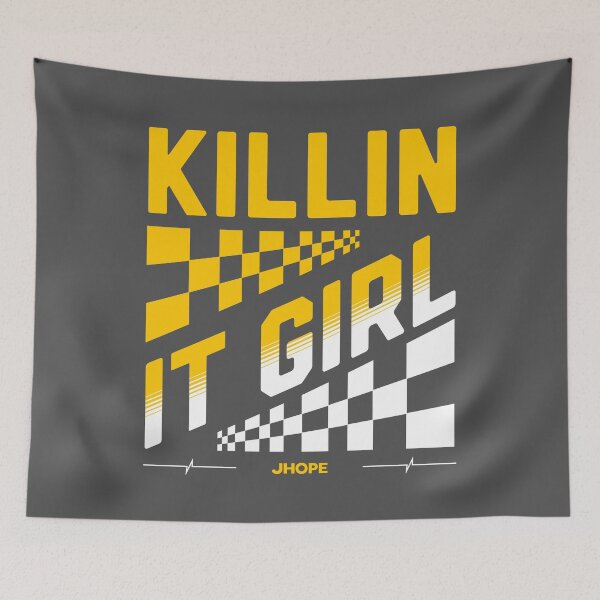 Item preview, Jhope BTS bangtan killin it girl typography Morcaworks army designed and sold by Morcawork.