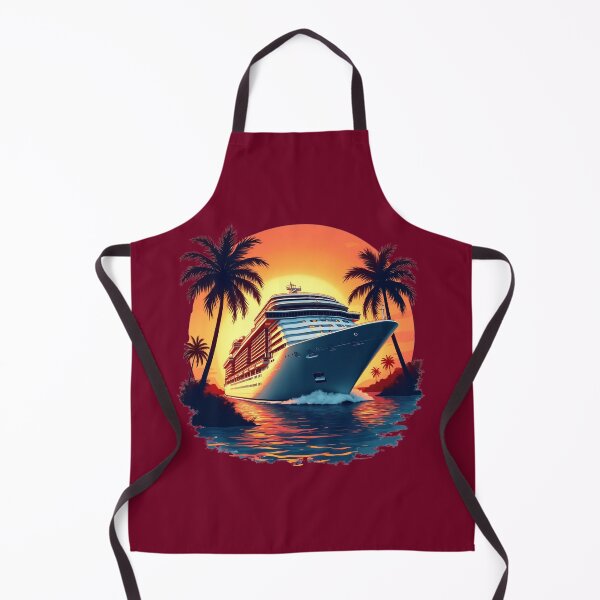 Item preview, Cruise ship at sunset designed and sold by Danh Style.