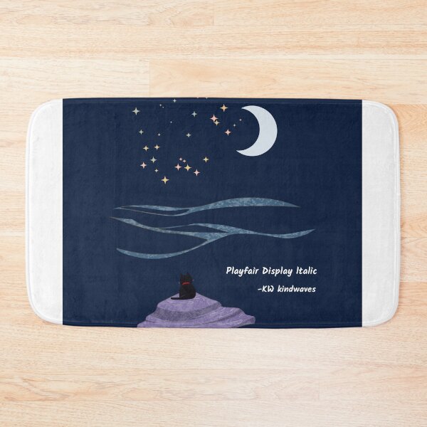 Item preview, Alone Under Moonlight – A Quiet Moment Beneath the Night Sky | KW KindWaves designed and sold by KWkindwaves.