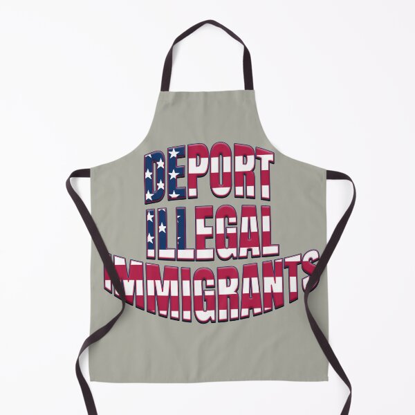 Item preview, DEPORT ILLEGAL IMMIGRANTS Red White Blue Stars & Stripes designed and sold by carolina1.