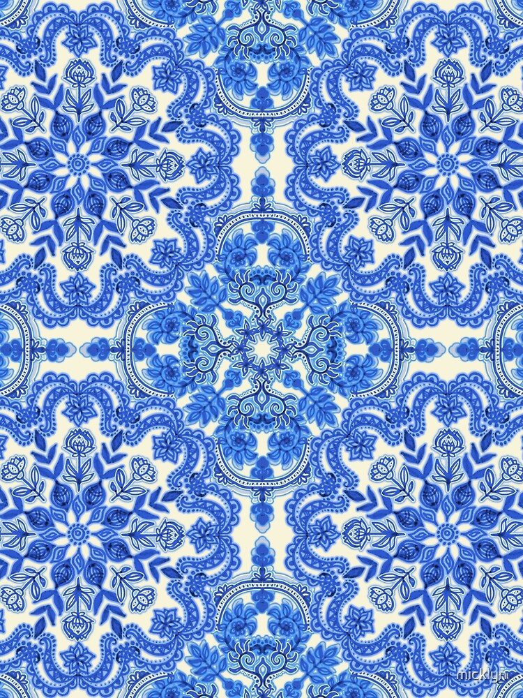 blue and white china pattern dress FINE CHINA main image 0