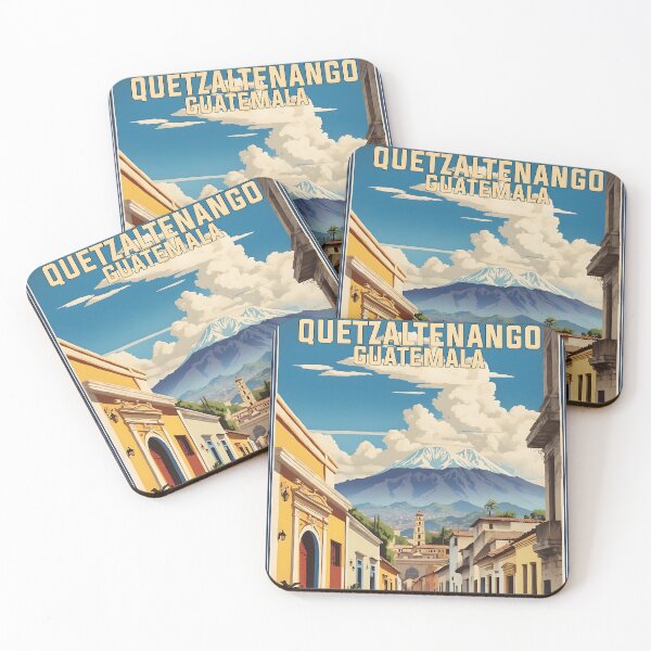 Item preview, Quetzaltenango Guatemala Vintage Poster Tourism designed and sold by TravelersGems.