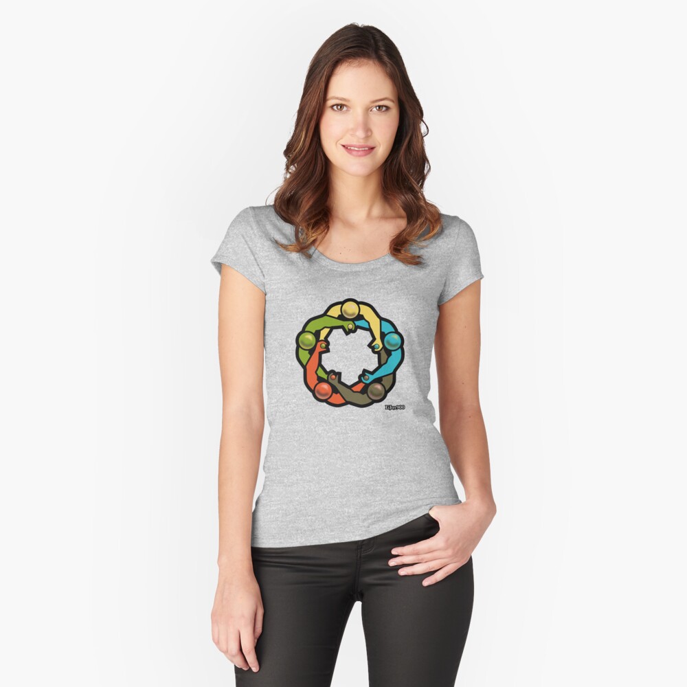 Item preview, Fitted Scoop T-Shirt designed and sold by eljefe900.