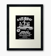 Saturday Night Drags Framed Print