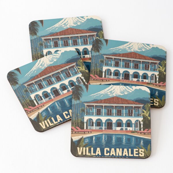 Item preview, Cartel turístico vintage de Villa Canales, Guatemala designed and sold by TravelersGems.