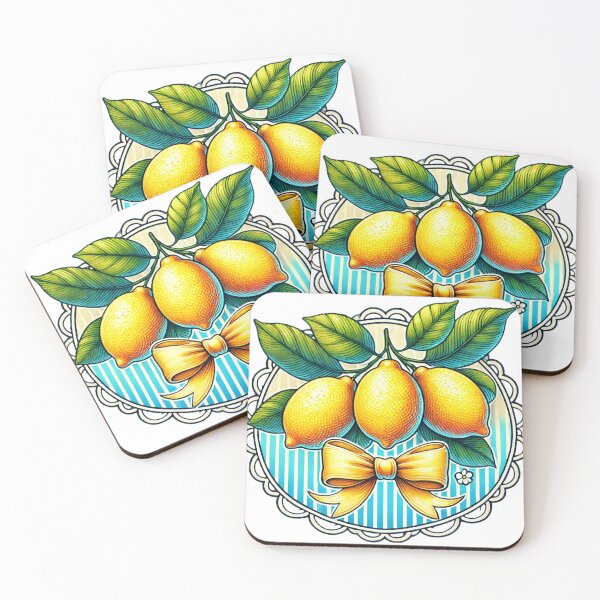Item preview, Retro Lemon Png | Lemon bow png | retro crawfish png | lemon watercolor png | lemon printful | Lemon retro print | Coquette spring png designed and sold by PixelBlooming.