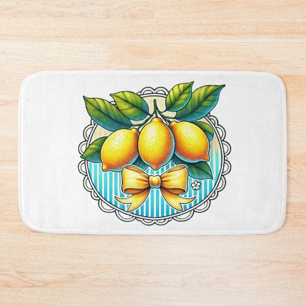 Item preview, Retro Lemon Png | Lemon bow png | retro crawfish png | lemon watercolor png | lemon printful | Lemon retro print | Coquette spring png designed and sold by PixelBlooming.
