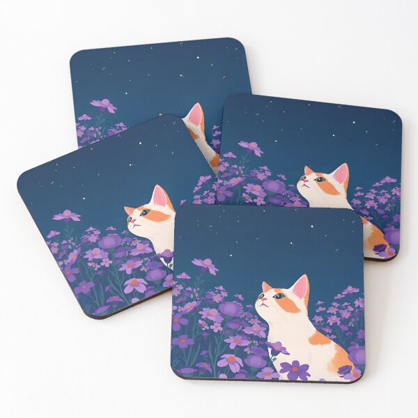 Item preview, A Cat's Dream Under a Starry Night designed and sold by MRFEZOO2030.