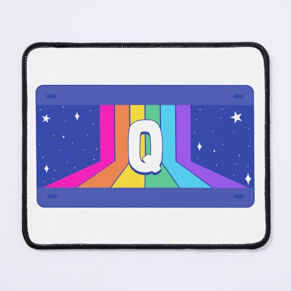 Item preview, Fun, retro 'Q' tshirt LGBTQI+ designed and sold by WCFDesigns.